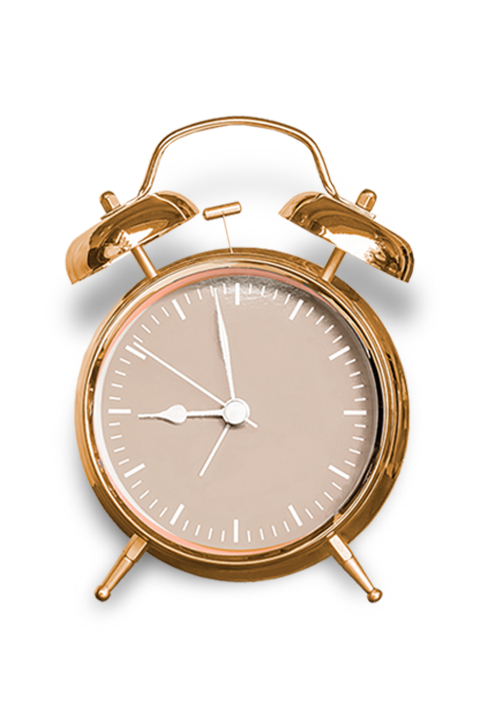 Golden Alarm Clock